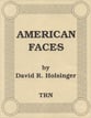 American Faces Concert Band sheet music cover